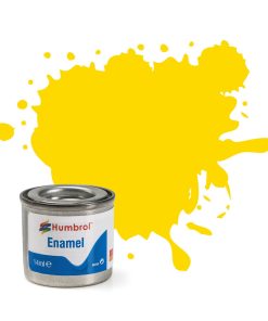 Humbrol Enamel No 069 Yellow Gloss Tinlet (14ml)