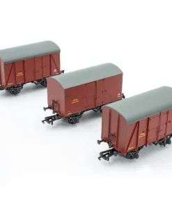 ACCURASCALE ACC2052 SR MIXED D1478/D1479 BANANA VAN - TRANSITIONAL BRITISH RAILWAYS (1948-1950) - TRIPLE PACK (OO Gauge)