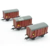 ACCURASCALE ACC2056 SR TADPOLE EX-D1479 BANANA VAN - BRITISH RAILWAYS DEPARTMENTAL - TRIPLE PACK (OO Gauge)
