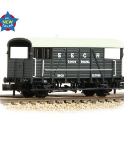 Graham Farish 378-025A SE&CR 25T 'Dance Hall' Brake Van SE&CR Grey (N Gauge)