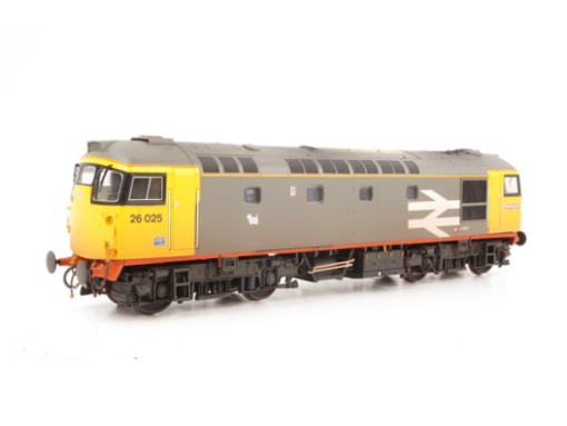 Gaugemaster Collection GM4240501 Class 26025 Railfreight Red Stripe Tatty Weathered Westie Logo Dcc Ready (OO Gauge) Free Postage