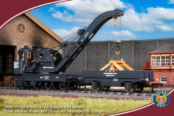 Oxford Rail OR76SCS1002 Standard Cowans Sheldon 15t Crane LMS Wellingborough 243 (OO Gauge)