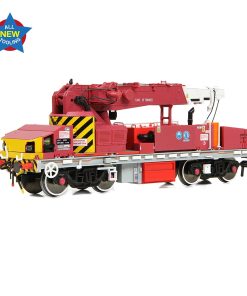 EFE Rail E87049 Plasser 12T YOB Diesel-Hydraulic Crane DRP81523 Javis/Fastline Maroon (OO Gauge)