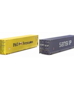 Dapol 2F-028-020 45 Ft Hi Cube P & O Ferry/Samskip Weathered (Pack of 2) (N Gauge)