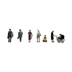 Bachmann Branchline 36-442 Post-War Era Figures Set B (OO Gauge)