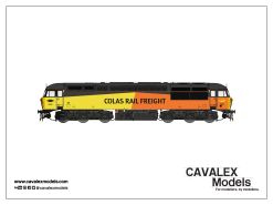 Cavalex Models CM56105 Class 56105 Colas Railfreight Dcc Ready (OO Gauge) Free Postage