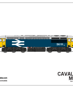 Cavalex Models CM56111S Class 56111 BR Large Logo Blue Dcc Sound (OO Gauge) Free Postage