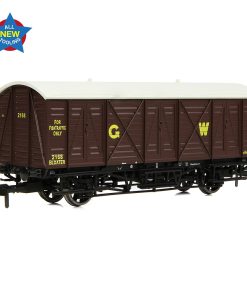 EFE Rail E87057 GWR 10T 'Bloater' Fish Van GWR Brown (GW) (OO Gauge)