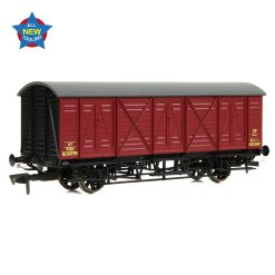 EFE Rail E87060 GWR 10T 'Bloater' Fish Van BR Crimson (OO Gauge)