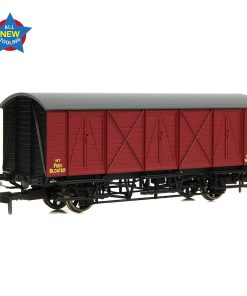 EFE Rail E87061 GWR 10T 'Bloater' Fish Van BR Crimson (OO Gauge)