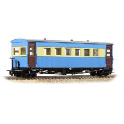 Bachmann Narrow Gauge 394-026 Gloucester Bogie Coach Lincolnshire Coast L. R. Blue & Cream (OO9 Gauge)