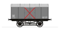 Rapido Trains 902010 Gunpowder Van – Royal Ordnance Factory No.11 (RCH Pattern) (OO Gauge)