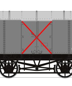 Rapido Trains 902010 Gunpowder Van – Royal Ordnance Factory No.11 (RCH Pattern) (OO Gauge)