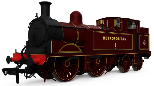Rapido Trains 909004 Metropolitan Railway No.1 – 2013-2020 condition (OO Gauge) Free Postage