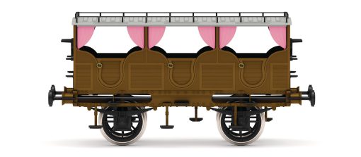 Hornby R40438 L&MR, 2nd Class Coach - Era 1 (OO Gauge)