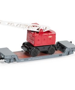 Hornby R60238 BR, Loriot Y Machinery Truck with British Railways Coles Crane - Era 4 (OO Gauge)