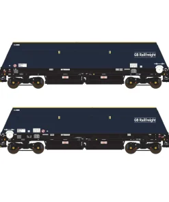 Accurascale ACC3143 Cutdown HYA - Blue/Black with GB Railfreight branding (Pack 1) (OO Gauge)