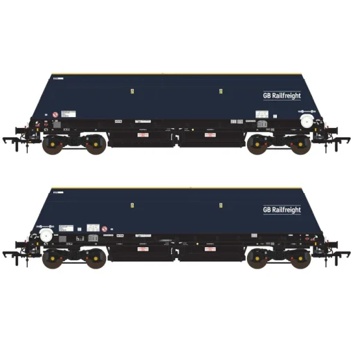 Accurascale ACC3143 Cutdown HYA - Blue/Black with GB Railfreight branding (Pack 1) (OO Gauge)