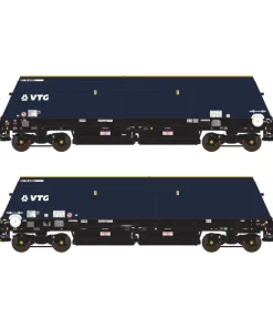 Accurascale ACC3148 Cutdown HYA ex-Biomass - Blue/Black with VTG branding (Pack 2) (OO Gauge)