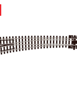 Peco SL-387 Curved Turnout, Large Radius, Left Hand (N Gauge)