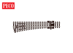 Peco SL-396 Insulfrog Turnout, Medium Radius, Left Hand (N Gauge)