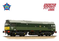 Bachmann Branchline 32-341SFX Class 25/2 D5282 BR Two-Tone Green (Small Yellow Panels) Dcc Sound Deluxe (OO Gauge)