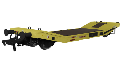 Rapido Trains 929011 LOWMAC ‘ZXV’ B904502 – Engineers Yellow (OO Gauge)