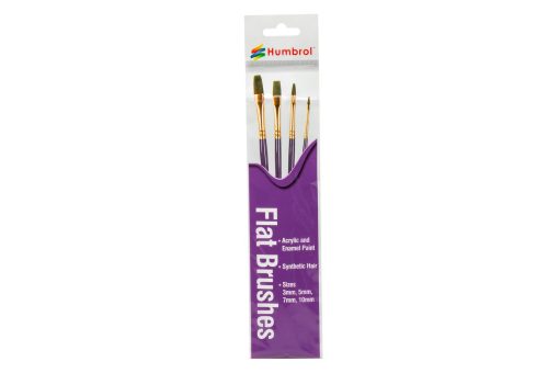 Humbrol AG4305 Brush pack - Flat Brush pack