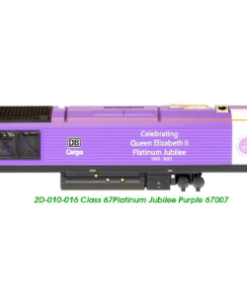 Dapol 2D-010-016D Class 67007 DB Cargo Platinum Jubilee Purple Dcc Fitted (N Gauge) Free Postage
