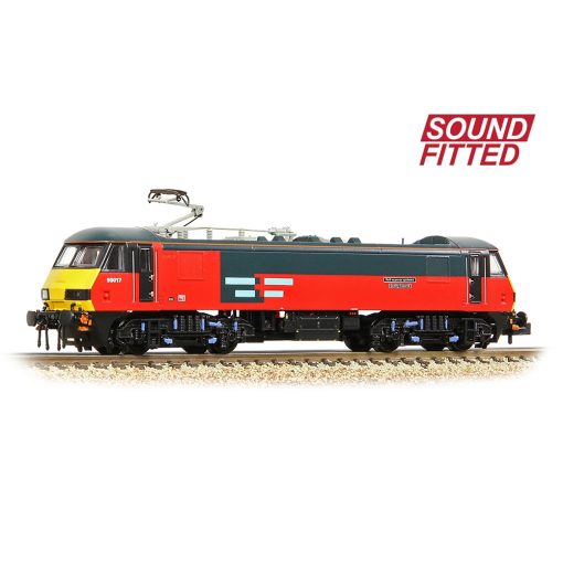 Graham Farish 371-782ASF Class 90/0 90017 'Rail Express Systems Quality Assured' Dcc Sound (N Gauge)