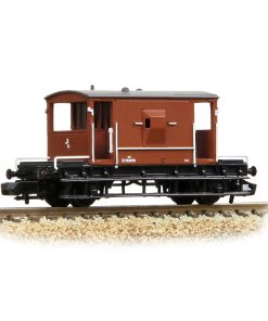 Graham Farish 377-525F BR 20T Brake Van BR Bauxite (Early) (N Gauge)
