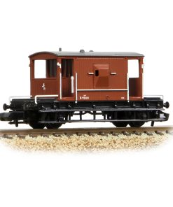 Graham Farish 377-525G BR 20T Brake Van BR Bauxite (Early) (N Gauge)