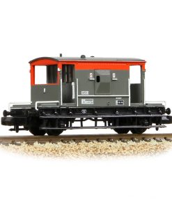 Graham Farish 377-535C BR 20T Brake Van BR Railfreight Red & Grey (N Gauge)