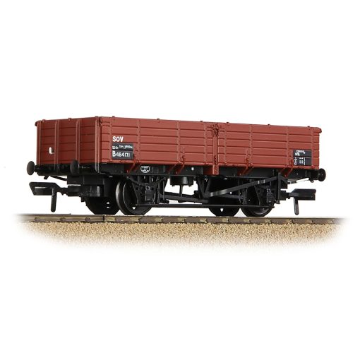 Bachmann Branchline 38-703 BR 12T Pipe Wagon BR Bauxite TOPS (OO Gauge)