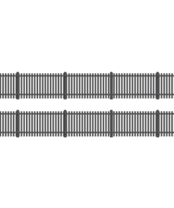 Ratio 422 GWR Station Fencing, Black (OO Gauge)