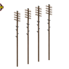 Ratio 452 Telegraph Poles (OO Gauge)