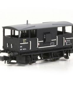 EFE Rail E87541 BR 20T 'Shark' Ballast Plough Brake Van BR Black (N Gauge)