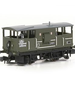 EFE E87543 BR 20T 'Shark' Ballast Plough Brake Van BR Olive (N Gauge)