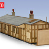 Peco LK-205 GWR Wooden Station Building (Monkton Combe) (OO Gauge)