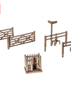 Peco LK-46 Field Gates, Stiles and Wicket Gate (OO Gauge)