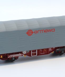 Revolution Trains OO-IHA-404C IHA Steel Carrier With Ermewa Branding 33 87 4767 060-7 (OO Gauge)