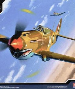 Academy 12235 British Air Force P-40C Tomahawk IIb African Ace Fighter Aircraft (1:48 Scale)