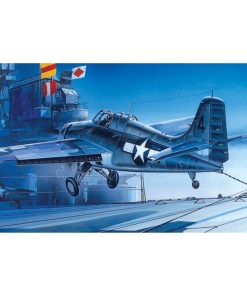Academy 12451 US Navy F4F-4 Wildcat Fighter Aircraft (1:72 Scale)