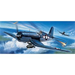 Academy 12457 US Navy F4U-1 Corsair Fighter Aircraft (1:72 Scale)
