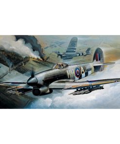 Academy 12462 British RAF Hawker Typhoon Ib Fighter Bomber Aircraft (1:72 Scale)