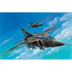 Academy 12614 Soviet Air Force MiG-23 Flogger Fighter Aircraft (1:144 Scale)