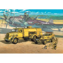 Academy 13401 German Army WWII Fuel Truck and Schwimwagen (1:72 Scale)