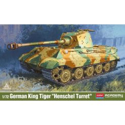 Academy 13423 German Army King Tiger Henschel Turret WWII Heavy Tank (1:72 Scale)