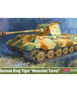 Academy 13423 German Army King Tiger Henschel Turret WWII Heavy Tank (1:72 Scale)