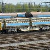 Dapol 4F-075-001 MRA Ballast Wagon Railtrack Blue/Grey (OO Gauge)